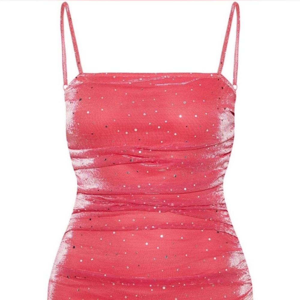 Pink Sequin Women's Mini Dress